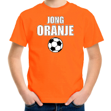 Bellatio Decorations Oranje t shirt Holland / Nederland supporter jong oranje EK/ WK fan voor kinderen