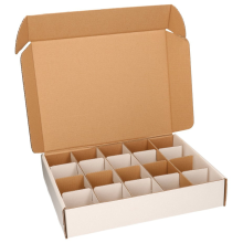 Bellatio Decorations Stropdassen sorteerdozen/opbergdozen met 20 vakjes