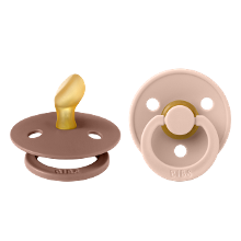 BIBS Fopspeen 6 18 Maanden Anatomic Blush/Woodchuck
