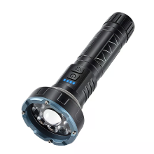 Bikight 1200mAh 20W 500m Range LED Zaklamp Type C Oplaadbaar COB Werklicht 360 Lanterna Magnetische Basis Statief 9 Modi