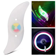 BIKIGHT LED Fiets Wiel Banden Kleurvolle Licht Waterproof Wilgen Vorm Fietsband Flits Decoratie Waarschuwingslicht voor