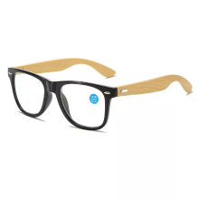 Blauw Licht Blokker Vintage Lezen Bril Nieuw Stijl Bamboe Houten Poten Ver Ver Ver(e) Verwegziend Bril Brillen