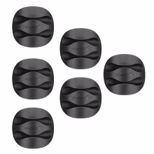 Blitzwolf® Bw Pm1 6pcs Tpu Multipurpose Cable Clip Cord Management System Desktop Cable Organizer Cable Holder