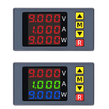 BM730 3in1 Voltage Current Power Meter 4 cijferige digitale voltmeter Multifunctionele amperemeter met zoemer Ondersteun