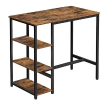 Bobbel Home Parya Home   Bartafel   Donkerbruin   109x60x100 cm
