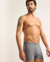 Boody Naadloze Herenboxer Charcoal Extra Large