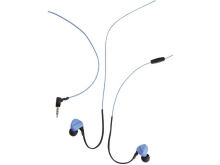 Boompods Sportpods Race Wired Sport Oordopjes In Ear Headset, Volumeregeling, Bestand Tegen Zweet Blauw