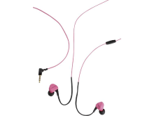 Boompods Sportpods Race Wired Sport Oordopjes In Ear Headset, Volumeregeling, Bestand Tegen Zweet Roze