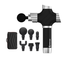 Booster BOLUOJUN Booster A2 Intelligente Controle Spier Massage Pistool Geluidsarm Sport Therapie Massager Stimulator Lichaam Ontspanning