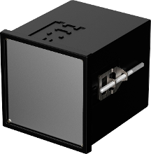 Bopla NGS 9610 UNINORM EINSCHUBGEH. Behuizing voor paneelmontage 96 x 96 x 109.5 Zwart (RAL 9005) 1 stuk(s)