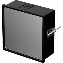 Bopla NGS 9806 UNINORM EINSCHUBG. Behuizing voor paneelmontage 144 x 144 x 64 Zwart (RAL 9005) 1 stuk(s)