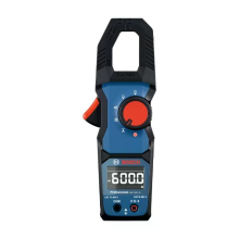 Bosch GMC600 15 True RMS Clamp Meter 600A AC Current 600V AC/DC Voltage IP54 Continuity Resistance Test Dual Power Digital Mul