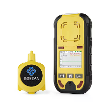BOSEAN ELECTRONIC Bosean Multi Gas Detector O2 H2S CO LEL 4 in 1 Draagbare Gasmonitor Oplaadbare Type C 2 Inch Scherm USB Real Time