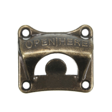 Bronze Zinc Alloy Wall Mounted Bottle Opener Vintage Beer Soda Glass Bottle Opener