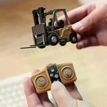 BRRRRT Z6750/Z6752/Z6753 RTR 1/64 2.4G Mini RC Auto Legering Heftruck Graafmachine Dumptruck Ondersteuning App Afstandsb