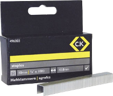 C.K. C.K 496003 Nieten voor tacker Type 140 1000 stuk(s) Afm. (L x b) 10 mm x 10.5 Mm