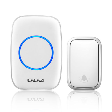 CACAZI FA58 Draadloze waterdichte zelfaangedreven deurbel Geen batterij nodig 1 Zender 1 Ontvanger Home Ring Bell