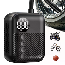 CARSUN T2161 Draagbare Elektrische Fiets Pomp 150PSI Digitale Bandenpomp Type C Oplaadbare Luchtcompressor Draadloos Min