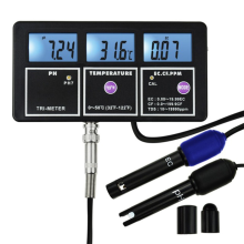 CCOWAY 5 In 1 Waterkwaliteit Multi parameter PH EC CF TDS (ppm) Temp Tester Meter Aquaria Hydrocultuur Zwembad Aquarium Vijver