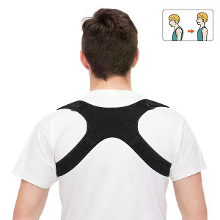 Charminer Verstelbare Rug Schouder Ondersteuning Corrector Bovenrug Brace Korset Houding Correctie Riem Sport Fitness