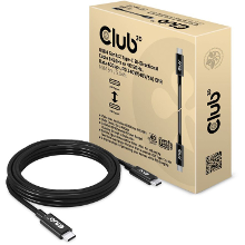 Club 3D USB4 Gen3x2 Type C Bi Directional kabel, 3 meter kabel