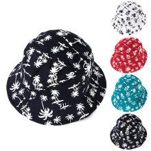 Coconut Palm Unisex Bucket Hat Boonie Hunting Fishing Outdoor Sun Cap