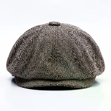 Collrown Classic Vintage Octagonale Hoed Mannen Pet Newsboy Hoed Vrouwen Casual Baret Hoed Platte Pieken Caps voor Herfs