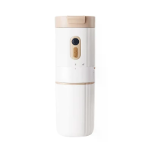 Comfook 15W 2 in 1 draagbare koffiemolen en reismok 400 ml geïsoleerde beker ingebouwd pour over filter oplaadbare koffi