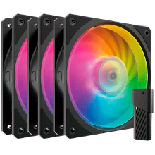 Cooler Master CooMas Mobius 120P ARGB 3 Pack Black