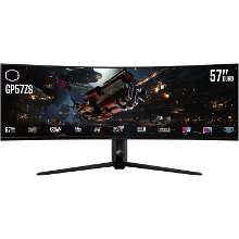 Cooler Master GP57ZS DUHD gaming monitor gaming monitor 2x HDMI, 1x DisplayPort, USB C, USB B, USB A, 120 Hz