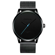 CRRJU Heren Horloges Luxe Business Quartz Horloge Mode Waterdicht Horloge,Ideale keuze voor Cadeaus