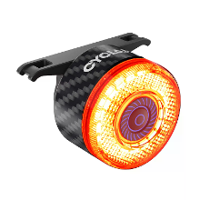 CYCLAMI CY120 Slimme Rem Fiets Achterlicht Auto Start/Stop Rem Detectie Fiets Achterlicht Vibratie Wake Up Koolstof Wate