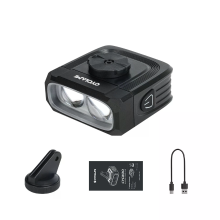 CYCLAMI CYC1100 Afhaallijn Beam fietshelm 1100 lumen, Overhang ontwerp, IPX6 waterdicht nachtelijke fietstocht op de weg