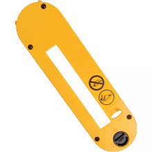 Dado Throat Plate voor DeWalt 10 Inch Tafelfrees Aluminiumlegering Ondersteunt 8 Inch Dado Blade Geschikt voor DWE7490 D