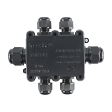 Deenlai 2P/3P/4P kleine plastic pc IP68 waterdichte elektrische aansluitdoos 713 met terminal with