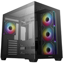 DeepCool CG530 4F tower behuizing 2x USB A | 1x USB C | RGB | Tempered Glass