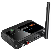 Digitale Display Bluetooth Audio ontvanger Ondersteuning USB U Schijf Adapter 2 RCA 3,5MM AUX Optische Fiber Type C Voed