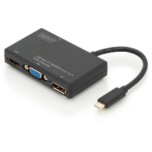 Digitus 4in1 Multiport A/V Kabel 0,2m