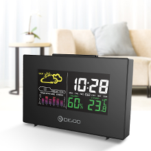 Digoo Dg C3 Wireless Color Backlit Usb Hygrometer Thermometer Weather Forecast Station Alarm Clock