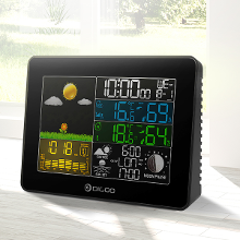 Digoo Dg Th8868 Wireless Full Color Screen Digital Usb Outdoor Barometric Pressure Weather Station Hygrometer Thermometer Forecast Sensor Clock