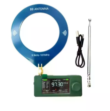 Draagbare mini VHF/FM radio ontvanger 87 108 MHz Type C oplaadbaar handradio met 1,9 inch LCD scherm