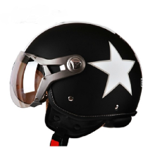 Ece Motorcycle Half Helmet Male And Female Uv Safety Helmets For Beon