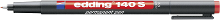 Edding 140 S Permanent Pen Super Fine Rood 4 140002
