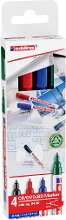 Edding CD/DVD marker Zwart, Groen, Rood, Blauw 0.5 Mm, 1 mm
