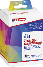 Edding Inktcartridge vervangt Canon PGI 570XL+CLI 571XL Compatibel Combipack Zwart, Cyaan, Magenta, Geel EDD 514 18 514 01