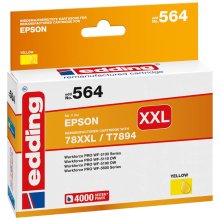 Edding Inktcartridge vervangt Epson 78XXL, T7894 Compatibel Geel EDD 564 18 564