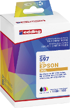 Edding Inktcartridge vervangt Epson T3476, T3471, T3472, T3473, T3474, 34XL Compatibel Combipack Zwart, Cyaan, Magenta, Geel EDD 597 18 597 01