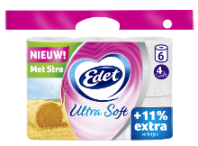 Edet Ultra Soft 4 laags Toiletpapier Met Stro
