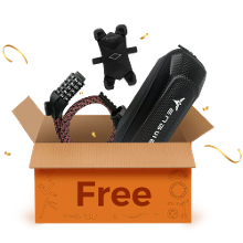 EENGWE Cadeaupakket C ter waarde van $200, inclusief fietstas, wachtwoordslot, houder voor mobiele telefoons.