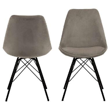 Eetkamerstoel Bonn (2 stuks)   ribstof   beige   Leen Bakker